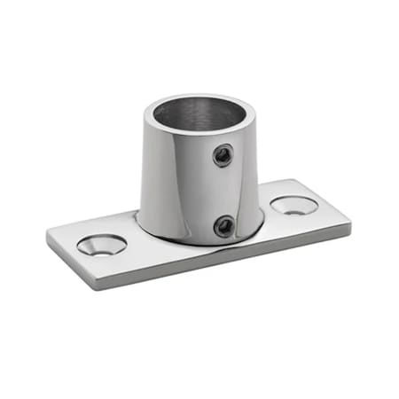 Whitecap 90 Degree 2-Hole Rectangular Base Rail Fitting 6195